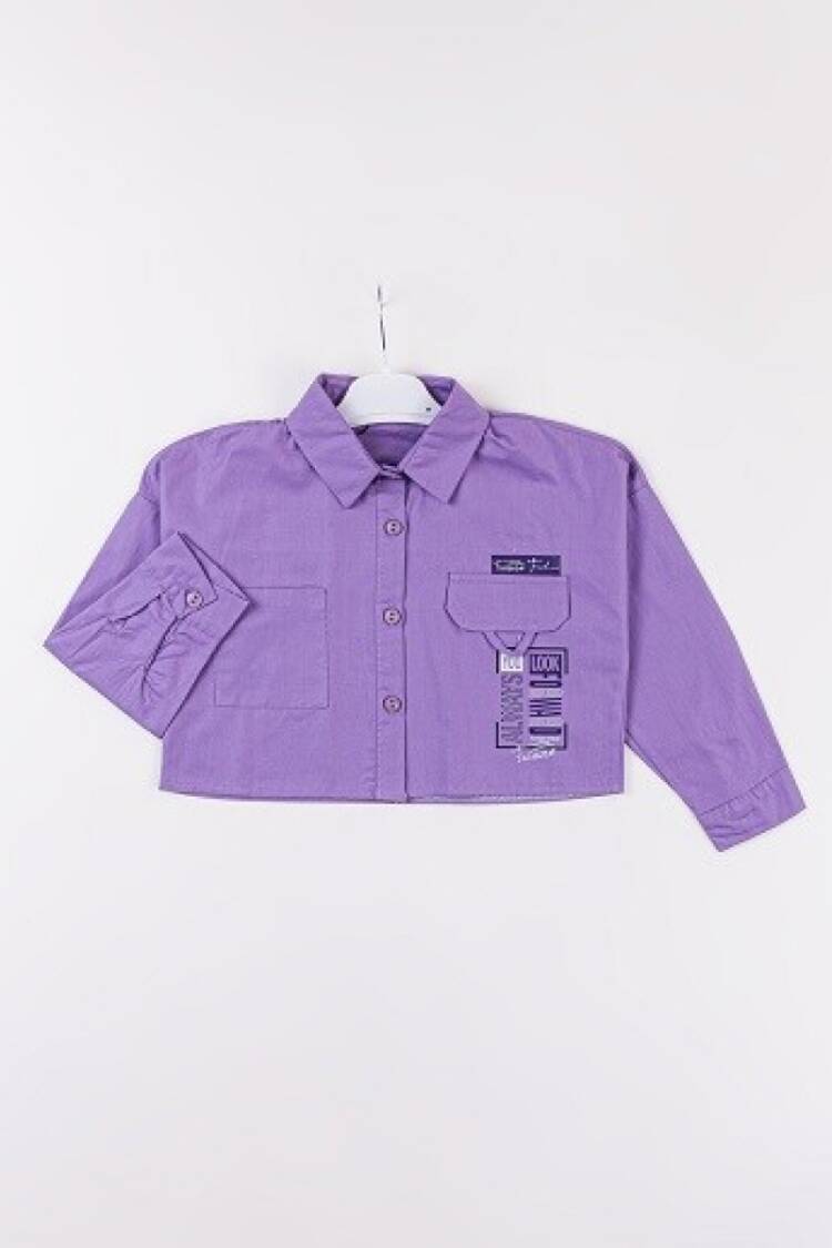 Girl's Shirt - Toptan Kız Çocuk Gömlek 7-10Y 1016-24101 - Brand: Büşra Bebe - Women & Kids, Baby Clothes Wholesale - Globality Store