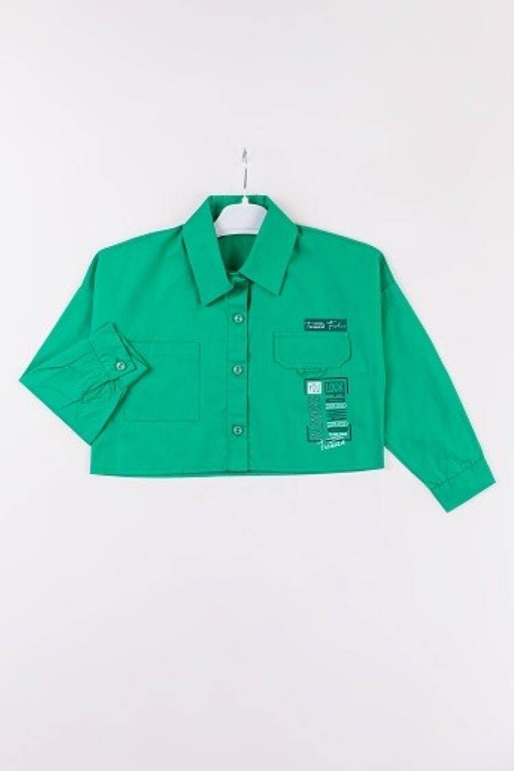 Girl's Shirt - Toptan Kız Çocuk Gömlek 7-10Y 1016-24101 - Brand: Büşra Bebe - Women & Kids, Baby Clothes Wholesale - Globality Store