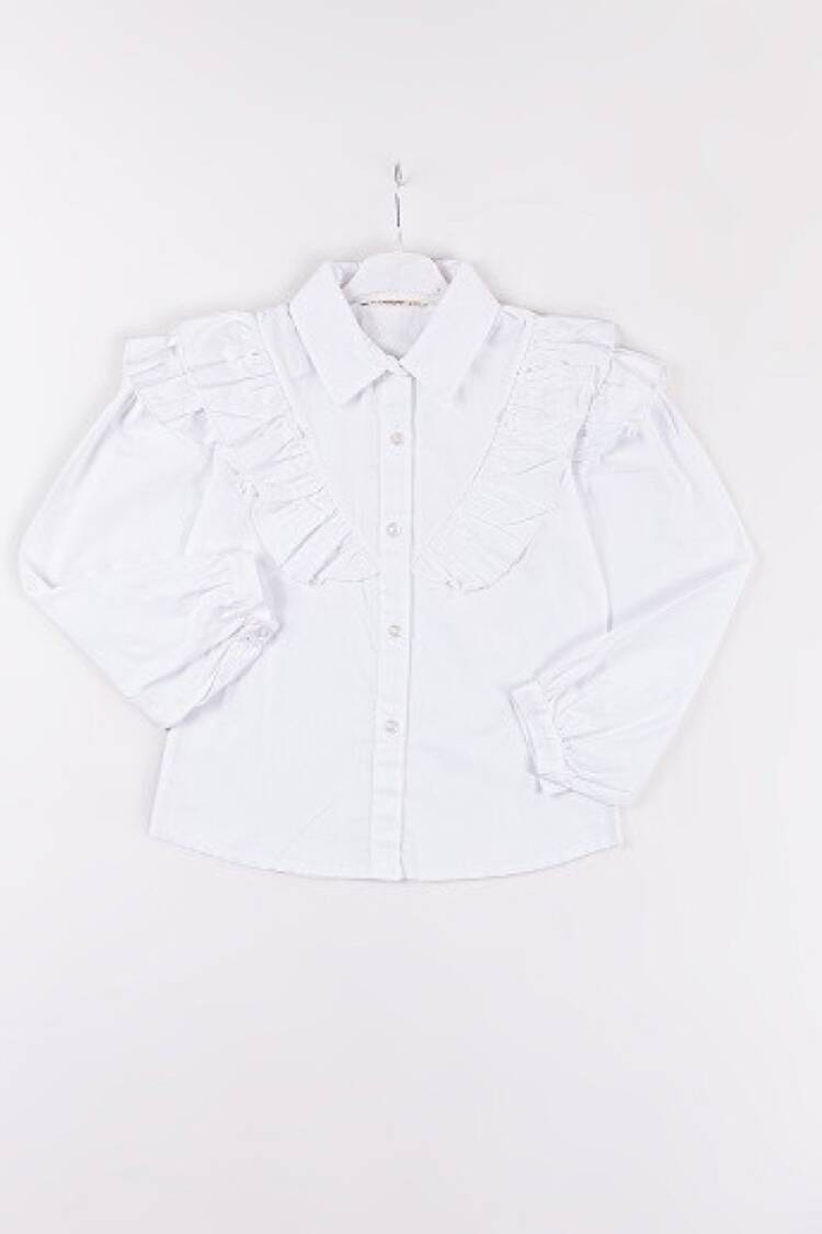 Girl's Shirt - Toptan Kız Çocuk Gömlek 7-10Y 1016-24102 - Brand: Büşra Bebe - Women & Kids, Baby Clothes Wholesale - Globality Store