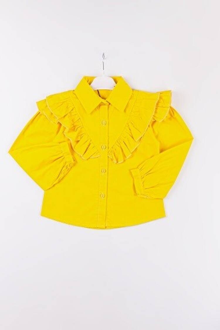 Girl's Shirt - Toptan Kız Çocuk Gömlek 7-10Y 1016-24102 - Brand: Büşra Bebe - Women & Kids, Baby Clothes Wholesale - Globality Store