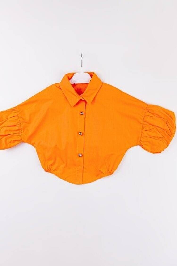 Girl's Shirt - Toptan Kız Çocuk Gömlek 7-10Y 1016-24124 - Brand: Büşra Bebe - Women & Kids, Baby Clothes Wholesale - Globality Store