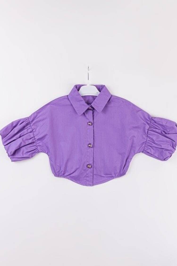 Girl's Shirt - Toptan Kız Çocuk Gömlek 7-10Y 1016-24124 - Brand: Büşra Bebe - Women & Kids, Baby Clothes Wholesale - Globality Store
