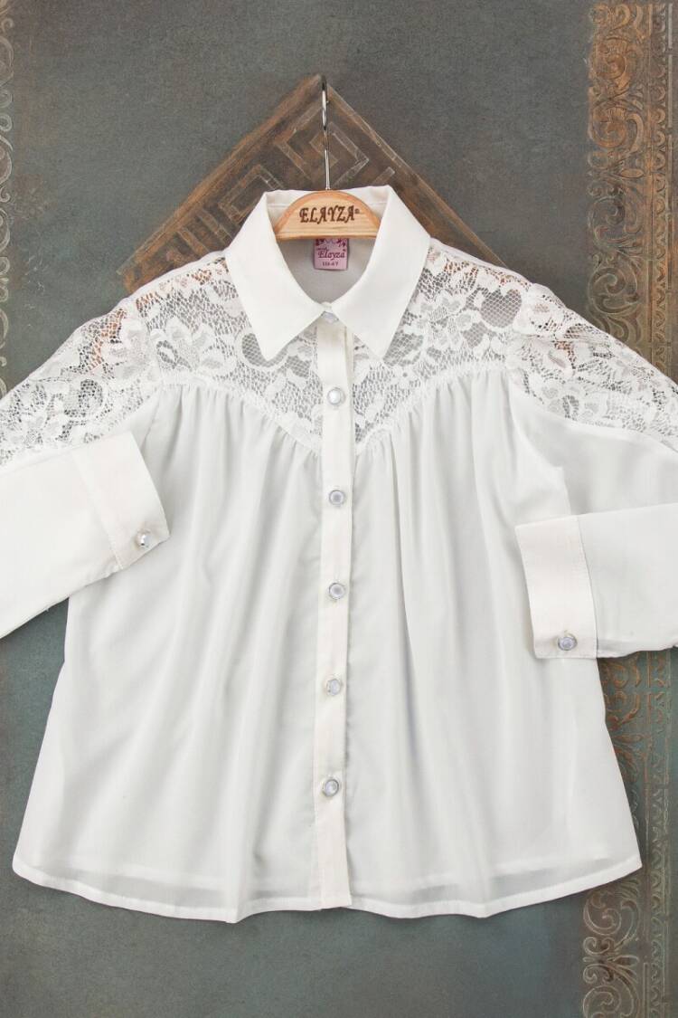 Girl's Shirt - Toptan Kız Çocuk Gömlek 9-12Y 2023-22314 - Brand: Elayza - Women & Kids, Baby Clothes Wholesale - Globality Store