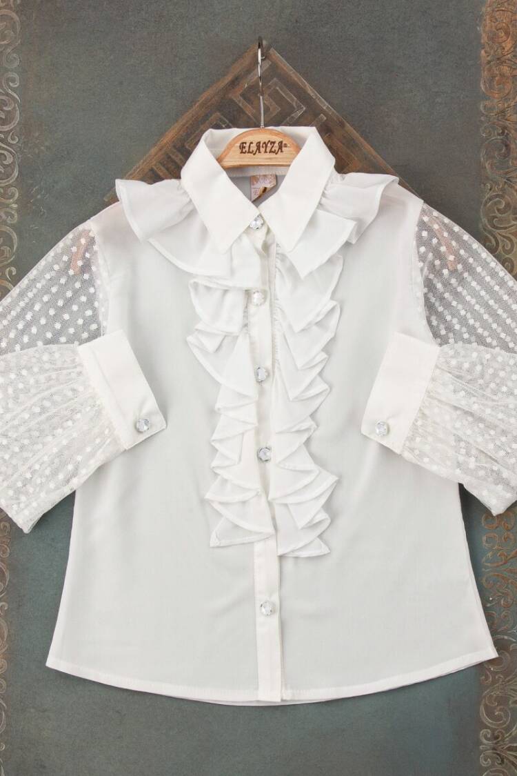Girl's Shirt - Toptan Kız Çocuk Gömlek 9-12Y 2023-22316 - Brand: Elayza - Women & Kids, Baby Clothes Wholesale - Globality Store