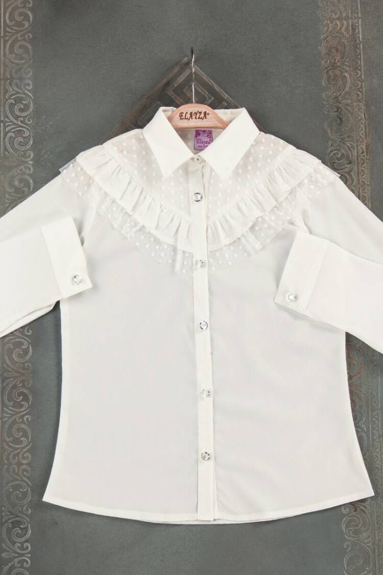 Girl's Shirt - Toptan Kız Çocuk Gömlek 9-12Y 2023-22318 - Brand: Elayza - Women & Kids, Baby Clothes Wholesale - Globality Store
