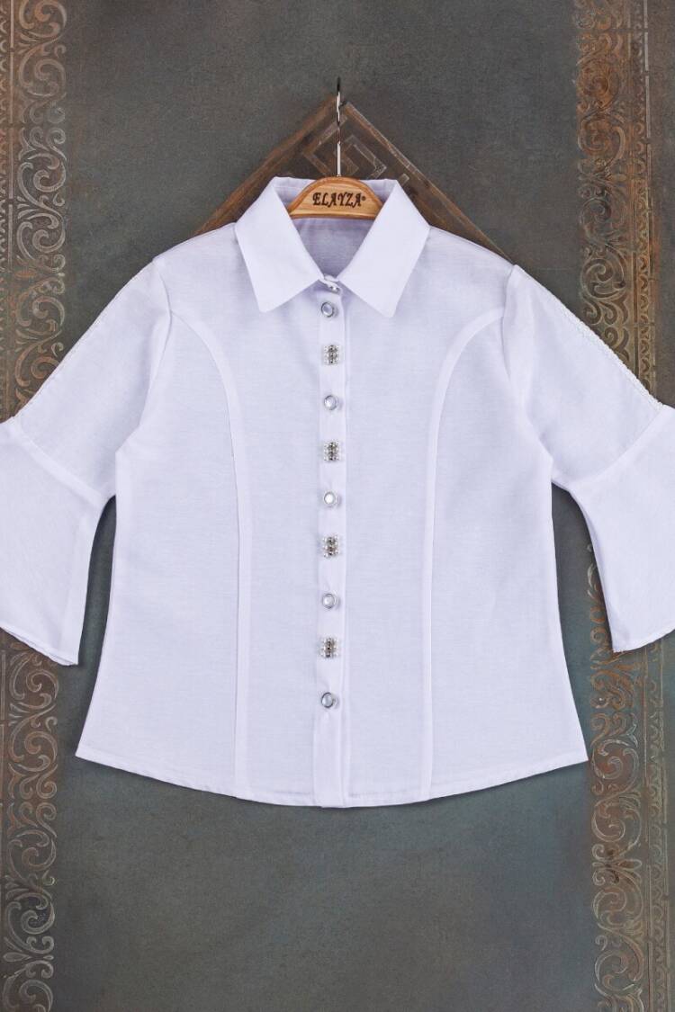 Girl's Shirt - Toptan Kız Çocuk Gömlek 9-12Y 2023-22330 - Brand: Elayza - Women & Kids, Baby Clothes Wholesale - Globality Store