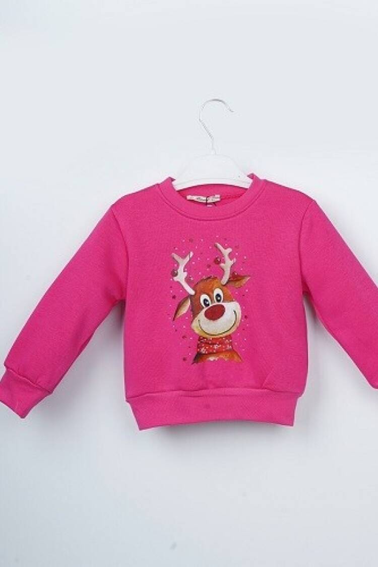 Girls' Tops - Toptan Kız Çocuk Sweatshirt 3-6Y 1016-23254 - Brand: Büşra Bebe - Women & Kids, Baby Clothes Wholesale - Globality Store