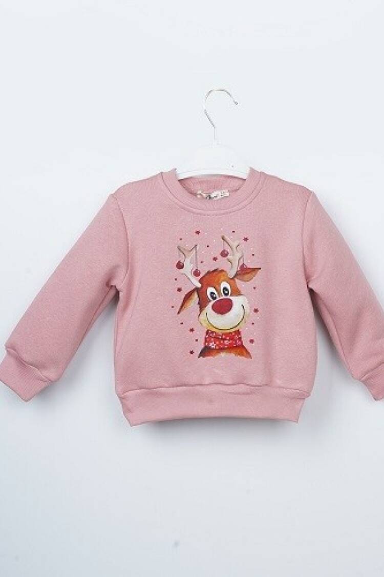 Girls' Tops - Toptan Kız Çocuk Sweatshirt 3-6Y 1016-23254 - Brand: Büşra Bebe - Women & Kids, Baby Clothes Wholesale - Globality Store