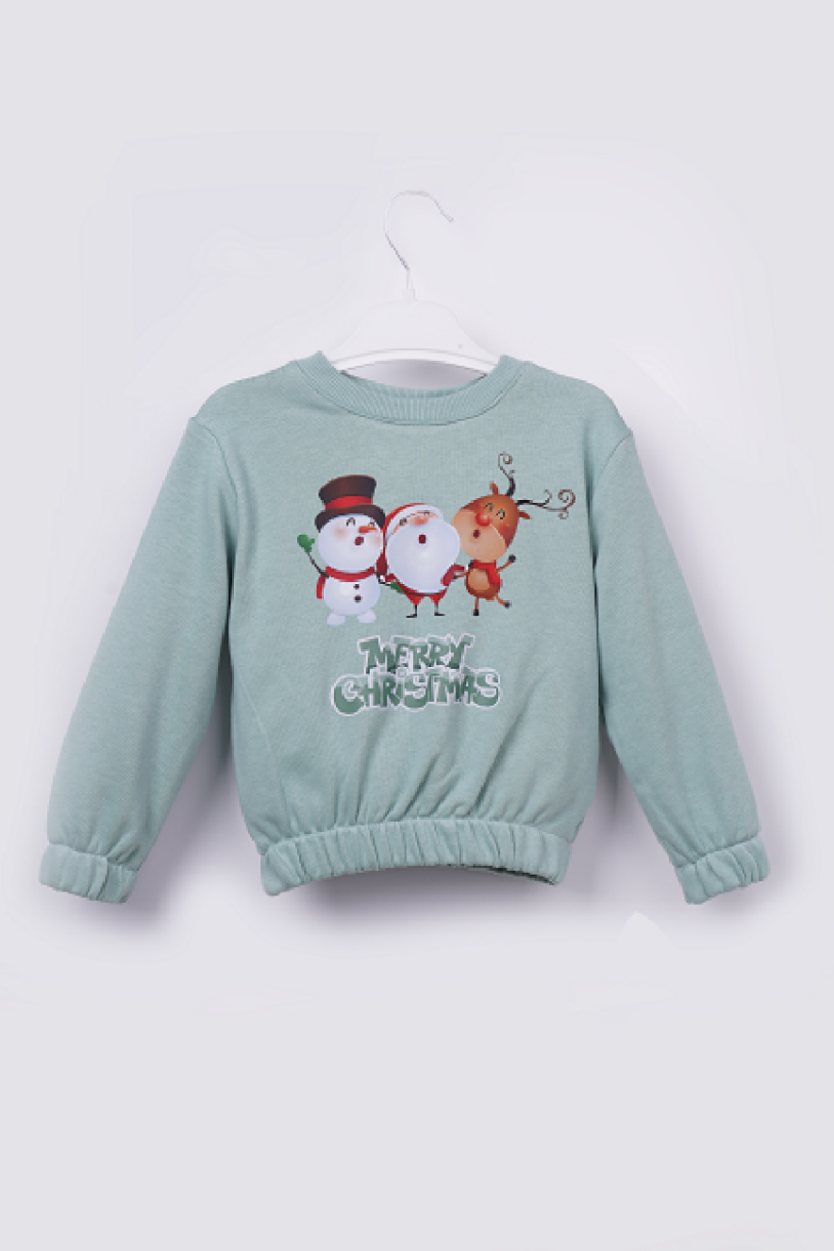 Girls' Tops - Toptan Kız Çocuk Sweatshirt 3-6Y 1016-23257 - Brand: Büşra Bebe - Women & Kids, Baby Clothes Wholesale - Globality Store