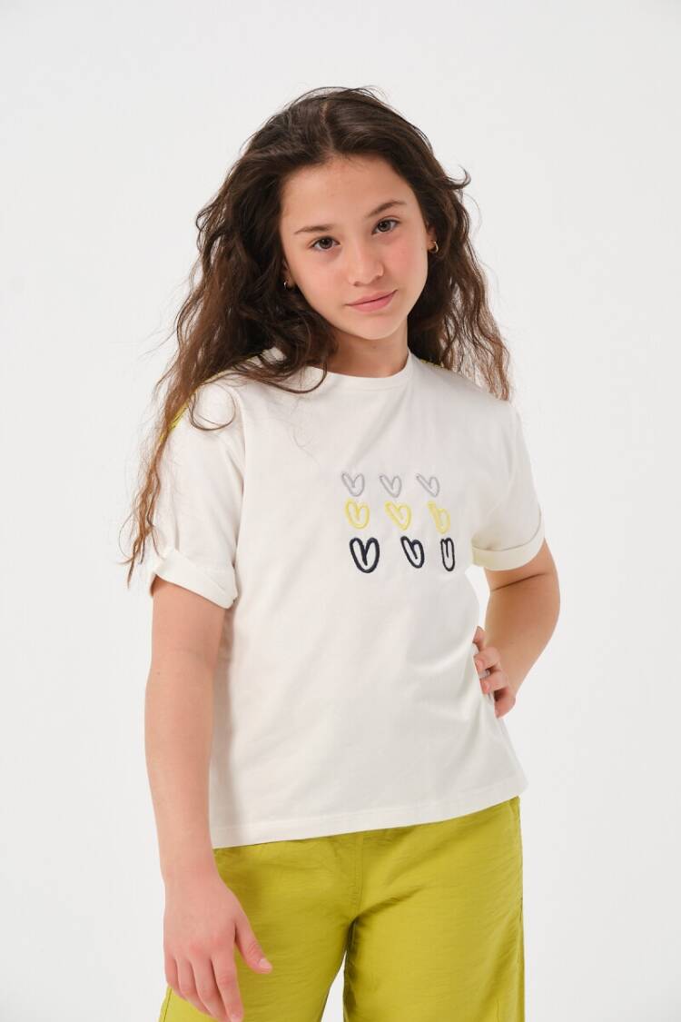 Girls' Tops - Toptan Kız Çocuk T-shirt 8-15Y 2051-241Z4ALF51 - Brand: Jazziee - Women & Kids, Baby Clothes Wholesale - Globality Store