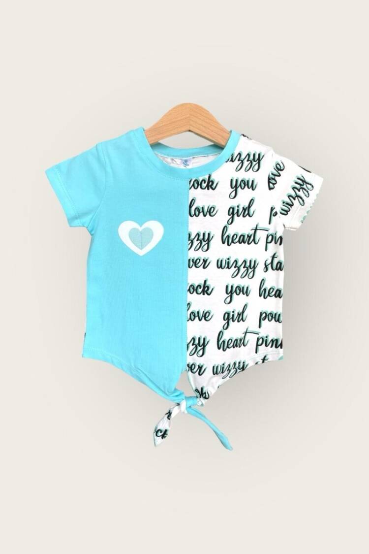 Girls' Tops - Toptan Kız Çocuk Tişört 1-4Y 2047-3111 - Brand: Algiy Mini - Women & Kids, Baby Clothes Wholesale - Globality Store