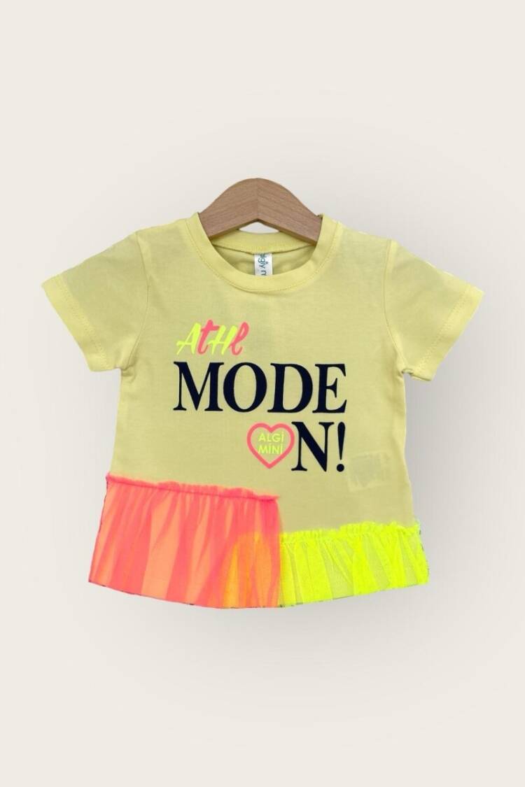 Girls' Tops - Toptan Kız Çocuk Tişört 1-4Y 2047-3510 - Brand: Algiy Mini - Women & Kids, Baby Clothes Wholesale - Globality Store