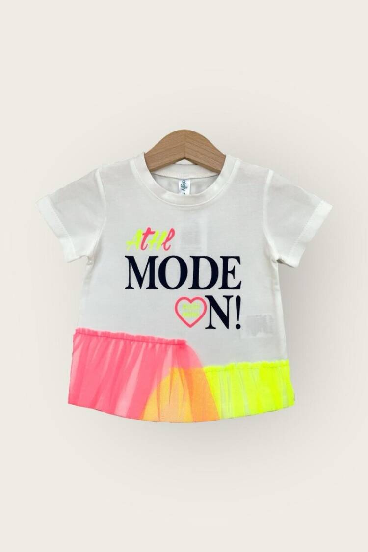 Girls' Tops - Toptan Kız Çocuk Tişört 1-4Y 2047-3510 - Brand: Algiy Mini - Women & Kids, Baby Clothes Wholesale - Globality Store