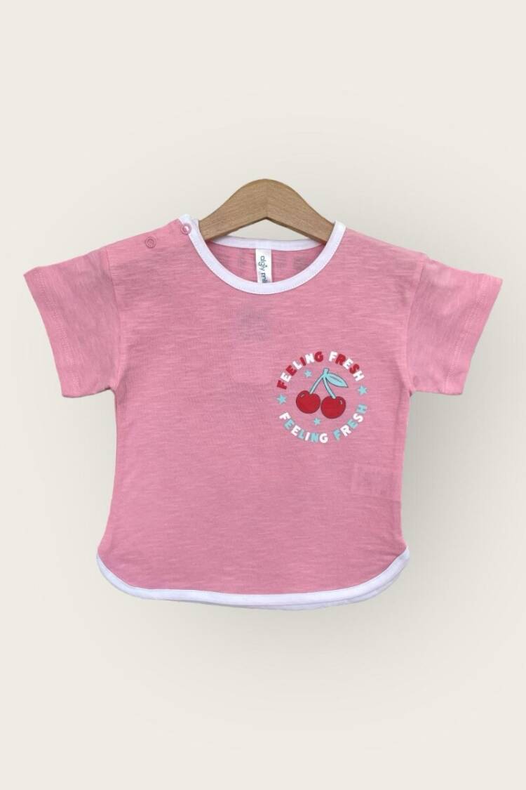 Girls' Tops - Toptan Kız Çocuk Tişört 1-4Y 2047-3511 - Brand: Algiy Mini - Women & Kids, Baby Clothes Wholesale - Globality Store