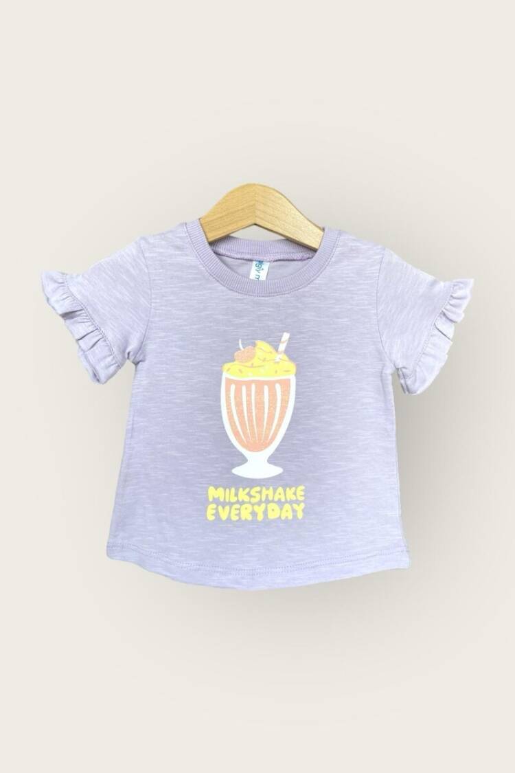 Girls' Tops - Toptan Kız Çocuk Tişört 1-4Y 2047-3512 - Brand: Algiy Mini - Women & Kids, Baby Clothes Wholesale - Globality Store