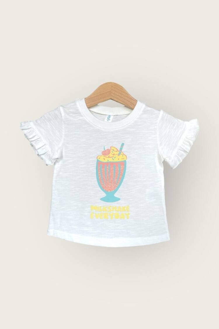 Girls' Tops - Toptan Kız Çocuk Tişört 1-4Y 2047-3512 - Brand: Algiy Mini - Women & Kids, Baby Clothes Wholesale - Globality Store