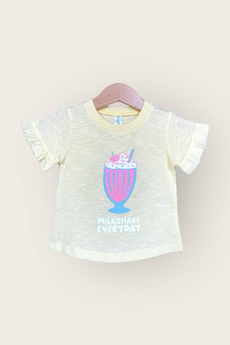 Girls' Tops - Toptan Kız Çocuk Tişört 1-4Y 2047-3512 - Brand: Algiy Mini - Women & Kids, Baby Clothes Wholesale - Globality Store