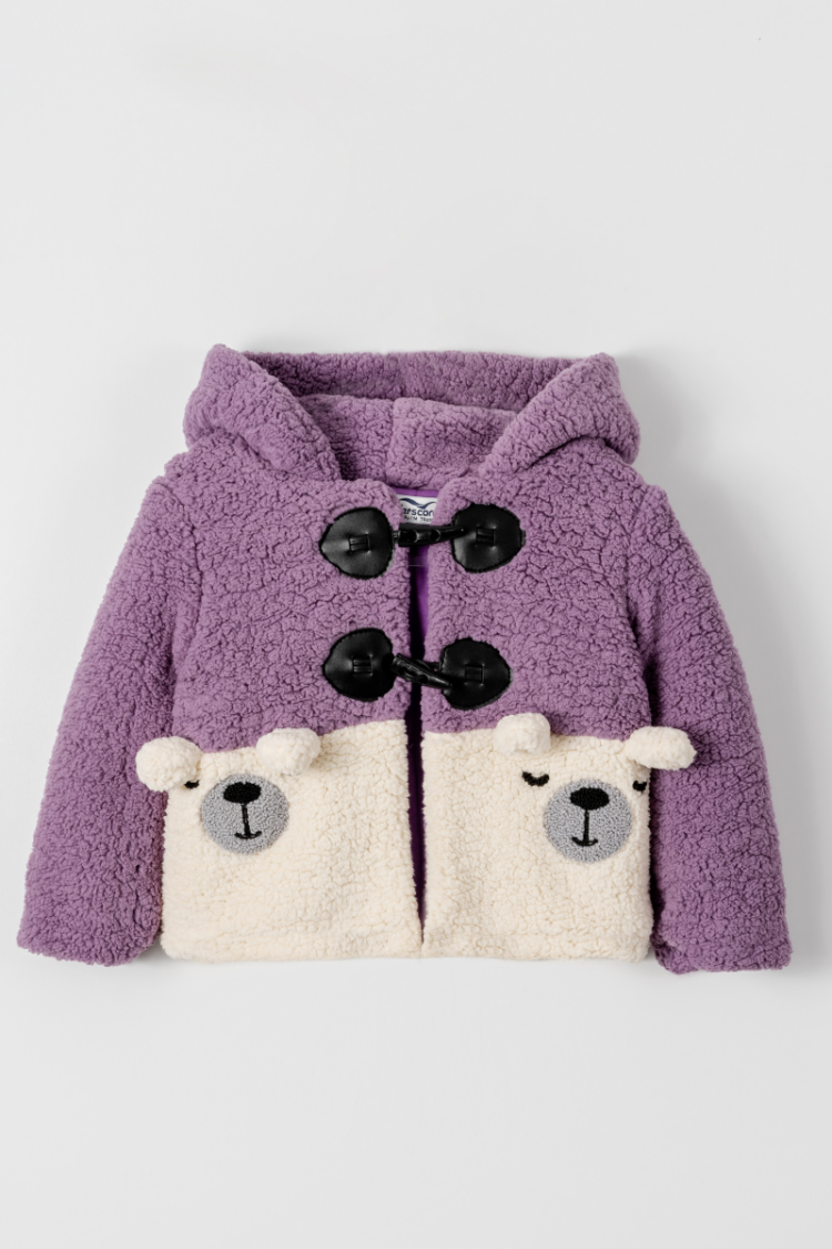 - Toptan Kız Çocuk Welsoft Sherpa Hırka 9-48M 2031-6169 - Brand: Verscon - Women & Kids, Baby Clothes Wholesale - Globality Store