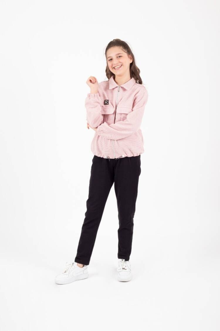 Girls' Suits - Toptan Kız Çocuk Yakası Fermuarlı Eşofman Takım 9-13Y 2041-K24-8006 - Brand: Pafim - Women & Kids, Baby Clothes Wholesale - Globality Store