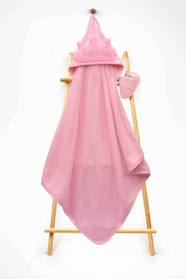 Towel and Bathrobe - Toptan Unisex 2'li Havlu ve Kese Takım 85x80 2015-9-778 - Brand: Babyline - Women & Kids, Baby Clothes Wholesale - Globality Store
