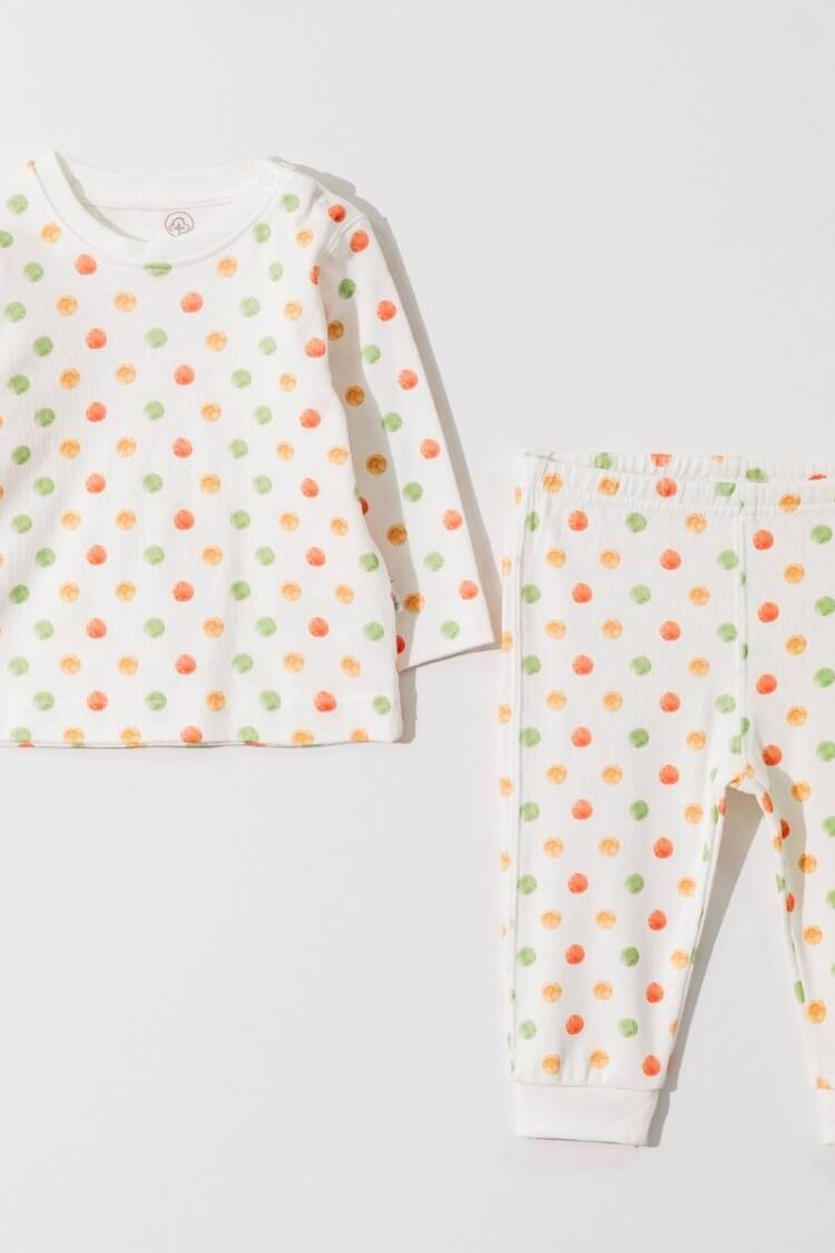 Underwear - Socks - Pajamas - Toptan Unisex Bebek 2'li Pijama Takımı 9-36M 2030-5938 - Brand: Pambuliq - Women & Kids, Baby Clothes Wholesale - Globality Store