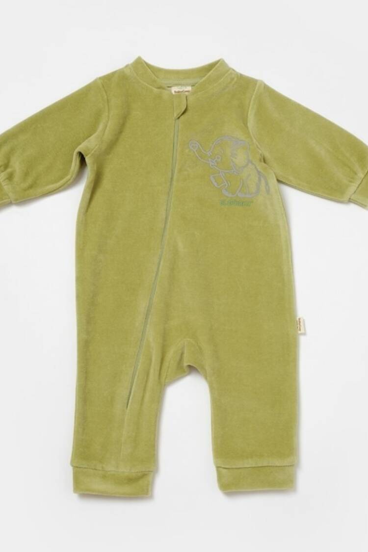 Baby Rompers and Overalls - Toptan Unisex Bebek Fermuarlı Kadife Tulum 3-24M Baby Cosy 2022-CSYK6053 - Brand: BabyCosy - Women & Kids, Baby Clothes Wholesale - Globality Store