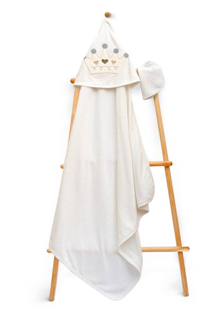 Towel and Bathrobe - Toptan Unisex Bebek Havlu ve Banyo Kesesi Takım 85x85 2015-9-539 - Brand: Babyline - Women & Kids, Baby Clothes Wholesale - Globality Store