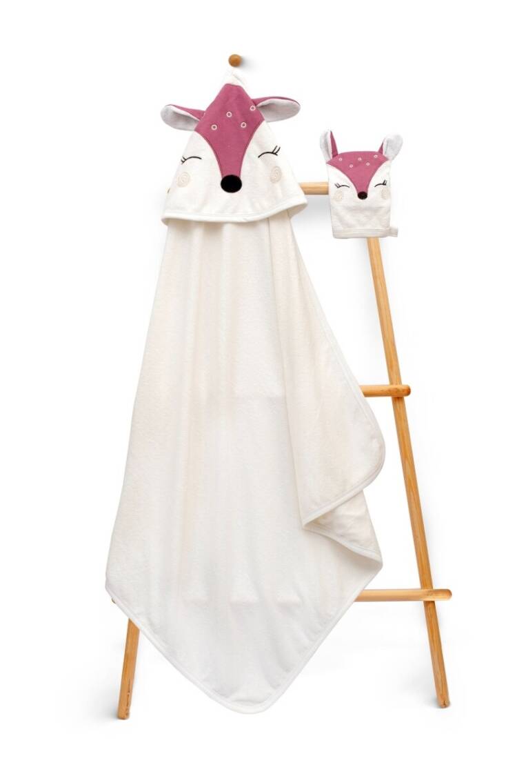 Towel and Bathrobe - Toptan Unisex Bebek Havlu ve Banyo Kesesi Takım 85x85cm 2015-9-626 - Brand: Babyline - Women & Kids, Baby Clothes Wholesale - Globality Store