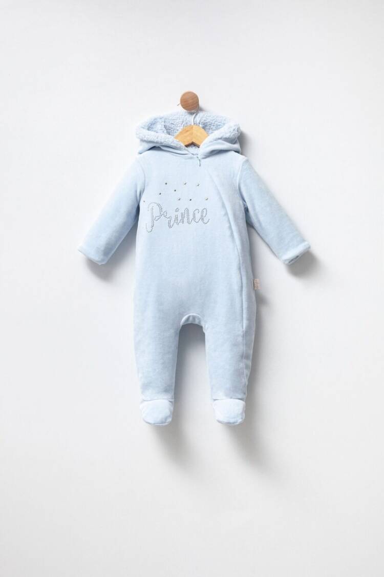 Baby Rompers and Overalls - Toptan Unisex Bebek Kadife Tulum 0-12M 2015-9-851 - Brand: Babyline - Women & Kids, Baby Clothes Wholesale - Globality Store