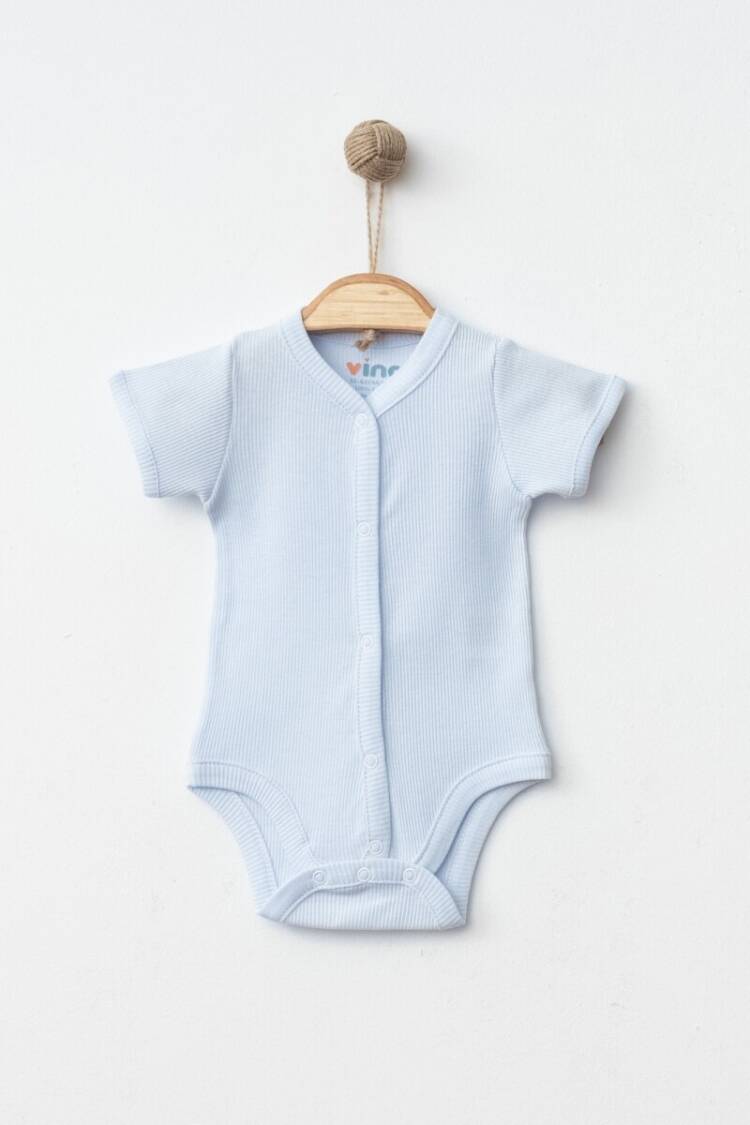 Newborn - Toptan Unisex Bebek Kaşkorse Badi 0-3 3-6 M 2042-005 - Brand: Vina Baby - Women & Kids, Baby Clothes Wholesale - Globality Store