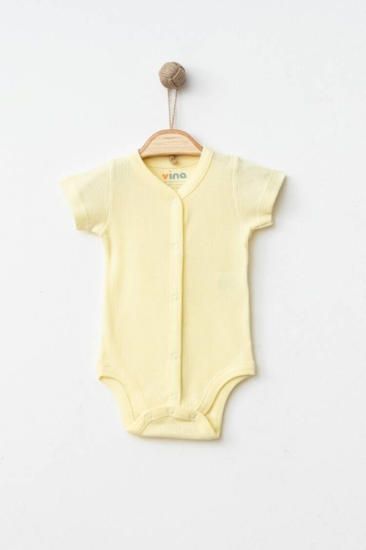 Newborn - Toptan Unisex Bebek Kaşkorse Badi 0-3 3-6 M 2042-005 - Brand: Vina Baby - Women & Kids, Baby Clothes Wholesale - Globality Store