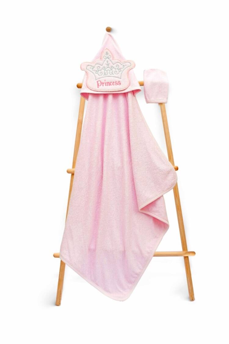 Towel and Bathrobe - Toptan Unisex Çocuk 2'li Havlu ve Banyo Kesesi Takım 85X80 2015-9-508 - Brand: Babyline - Women & Kids, Baby Clothes Wholesale - Globality Store