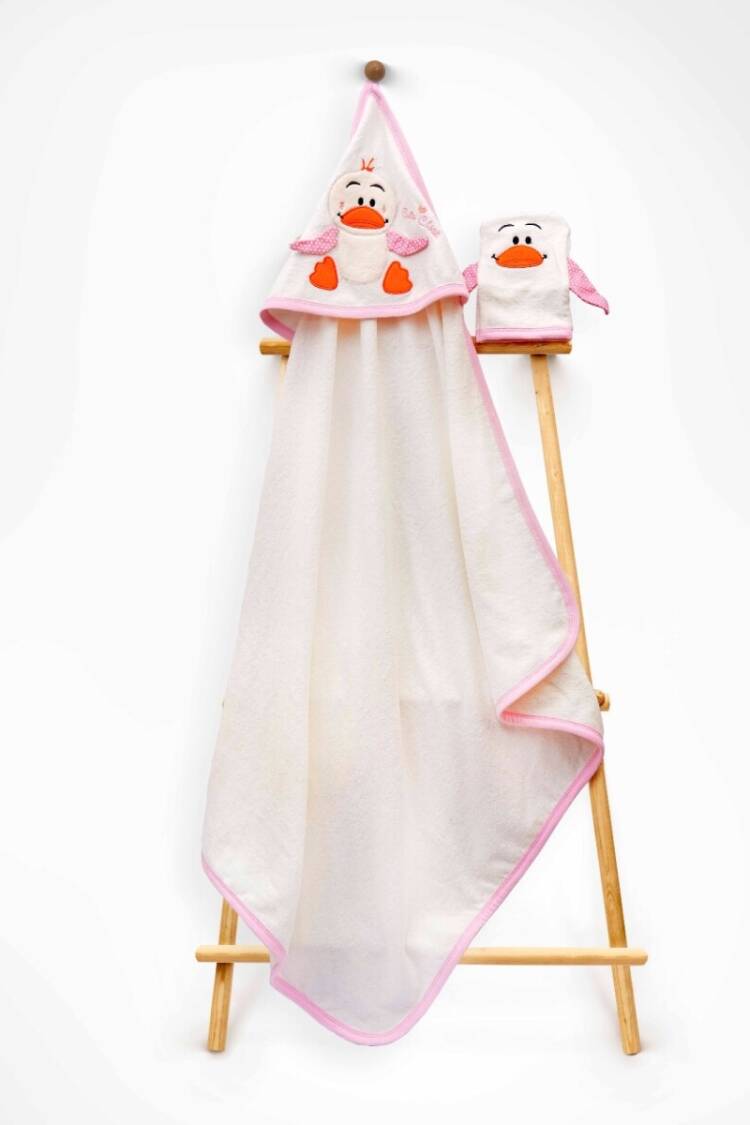Bathroom Products - Toptan Unisex Çocuk 2'li Havlu ve Banyo Kesesi Takım 85X80 2015-9-674 - Brand: Babyline - Women & Kids, Baby Clothes Wholesale - Globality Store