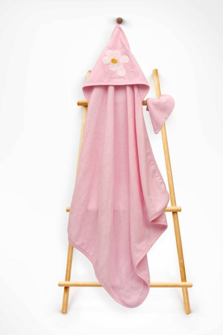 Towel and Bathrobe - Toptan Unisex Çocuk 2'li Havlu ve Banyo Kesesi Takım 85X80 2015-9-835 - Brand: Babyline - Women & Kids, Baby Clothes Wholesale - Globality Store
