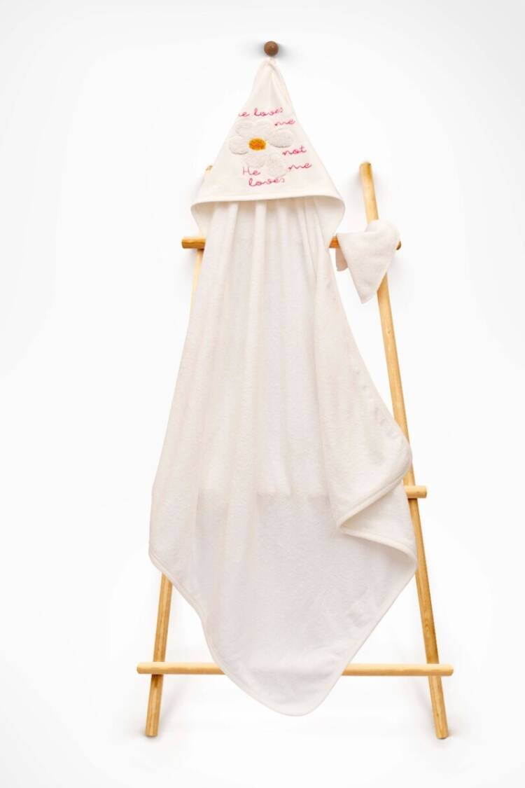 Towel and Bathrobe - Toptan Unisex Çocuk 2'li Havlu ve Banyo Kesesi Takım 85X80 2015-9-835 - Brand: Babyline - Women & Kids, Baby Clothes Wholesale - Globality Store