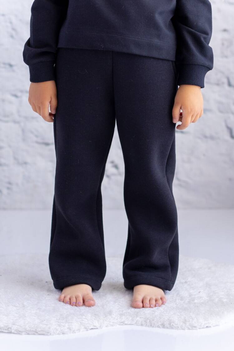 Boys' Trousers - Toptan Unisex Çocuk Basic Eşofman Altı 1-12Y 1070-252Z3EBU06 - Brand: Zeyland - Women & Kids, Baby Clothes Wholesale - Globality Store