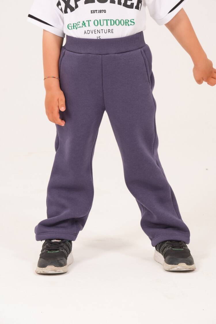 Boys' Trousers - Toptan Unisex Çocuk Basic Eşofman Altı 1-12Y 1070-252Z3EBU06 - Brand: Zeyland - Women & Kids, Baby Clothes Wholesale - Globality Store