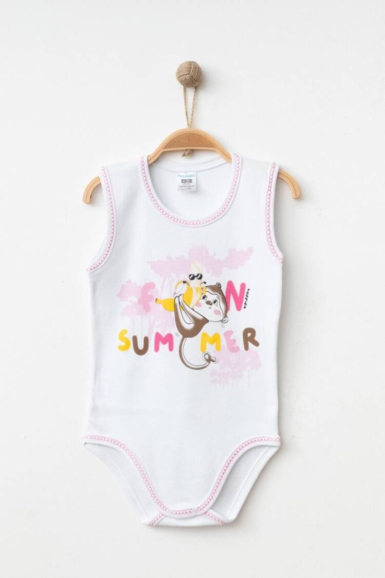 Newborn - Toptan Unisex Çocuk Baskılı Badi 2-4Y 2017-7166 - Brand: Hoppidik - Women & Kids, Baby Clothes Wholesale - Globality Store