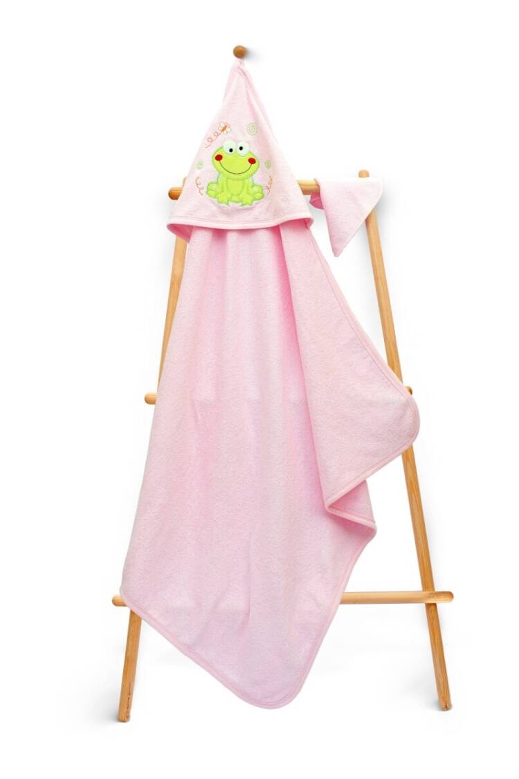 Towel and Bathrobe - Toptan Unisex Çocuk Havlu ve Banyo Kesesi Takım 80x80cm 2015-9-103 - Brand: Babyline - Women & Kids, Baby Clothes Wholesale - Globality Store