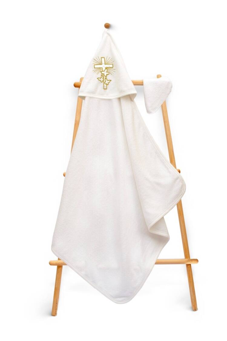 Towel and Bathrobe - Toptan Unisex Çocuk Havlu ve Banyo Kesesi Takım 80x80cm 2015-9-361 - Brand: Babyline - Women & Kids, Baby Clothes Wholesale - Globality Store