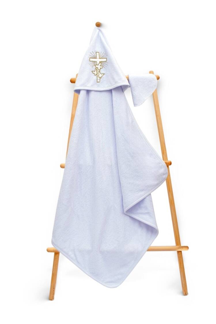 Towel and Bathrobe - Toptan Unisex Çocuk Havlu ve Banyo Kesesi Takım 80x80cm 2015-9-361 - Brand: Babyline - Women & Kids, Baby Clothes Wholesale - Globality Store