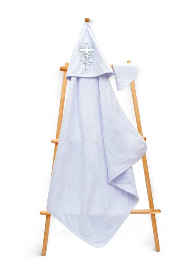 Towel and Bathrobe - Toptan Unisex Çocuk Havlu ve Banyo Kesesi Takım 80x80cm 2015-9-361 - Brand: Babyline - Women & Kids, Baby Clothes Wholesale - Globality Store
