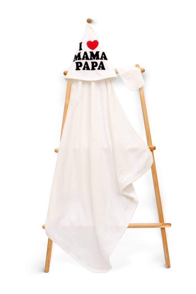 Towel and Bathrobe - Toptan Unisex Çocuk Havlu ve Banyo Kesesi Takım 85x85cm 2015-9-638 - Brand: Babyline - Women & Kids, Baby Clothes Wholesale - Globality Store