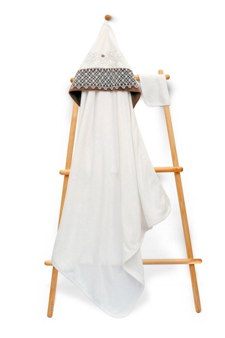 Towel and Bathrobe - Toptan Unisex Çocuk Havlu ve Banyo Kesesi Takım 85x85cm 2015-9-662 - Brand: Babyline - Women & Kids, Baby Clothes Wholesale - Globality Store