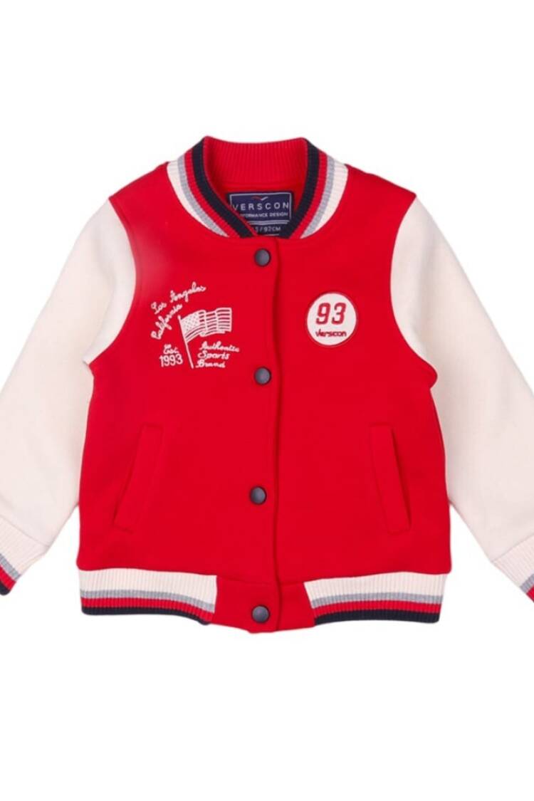 Boys' Outerwear - Toptan Unisex Çocuk Kolej Ceketi 7-11Y 2031-5788 - Brand: Verscon - Women & Kids, Baby Clothes Wholesale - Globality Store