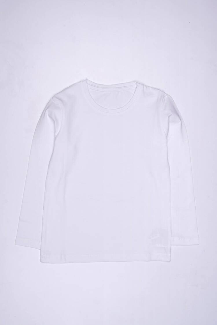 Boys' Tops - Toptan Unisex Uzun Kollu Basic Badi 5-8Y 2027-2313 - Brand: Interkidsy Basic - Women & Kids, Baby Clothes Wholesale - Globality Store
