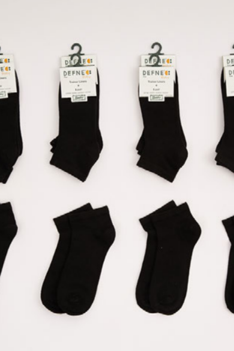 Boys' Underwear & Socks - 12 Çift Bambu Çocuk Patik 1064-DFNÇ-1PE005-23(7-8) - Brand: Defne - Women & Kids, Baby Clothes Wholesale - Globality Store