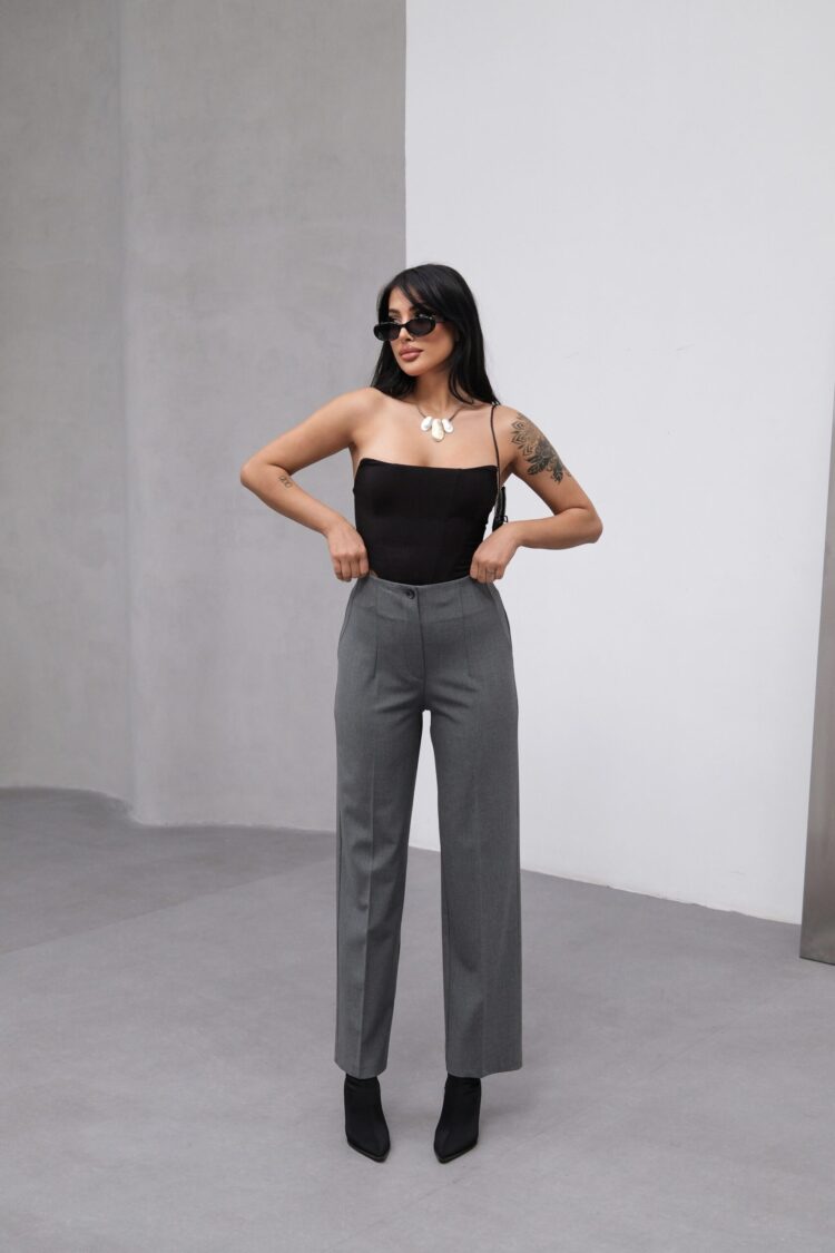 Poly Viscose High Waist Moulded Pants - Brand: Ouz Fashion - Women & Kids, Baby Clothes Wholesale - Globality Store