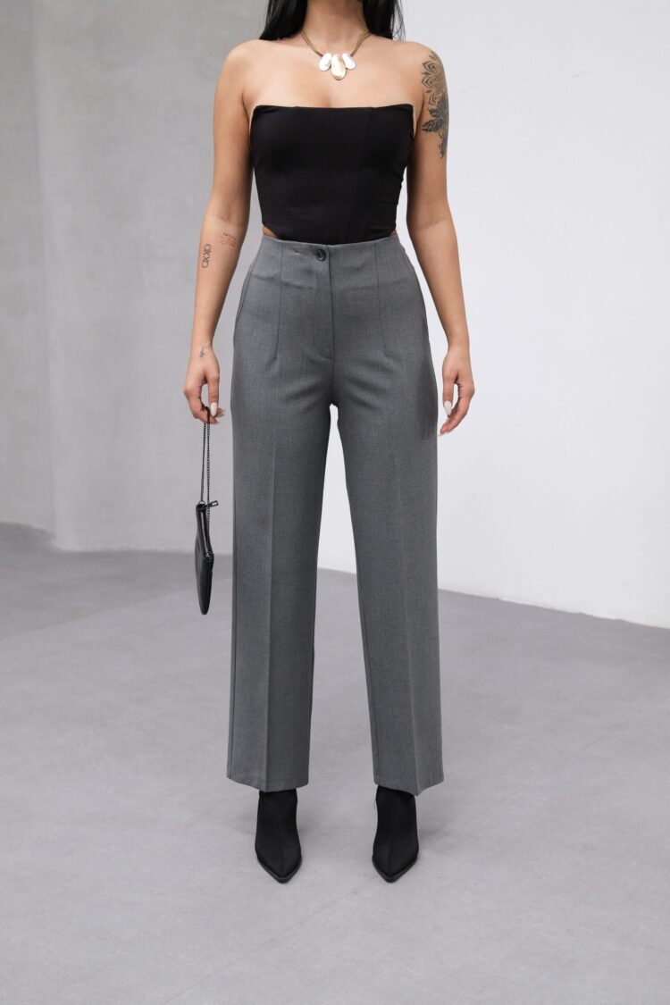 Poly Viscose High Waist Moulded Pants