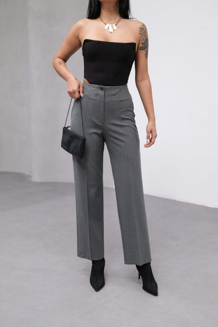 Poly Viscose High Waist Moulded Pants